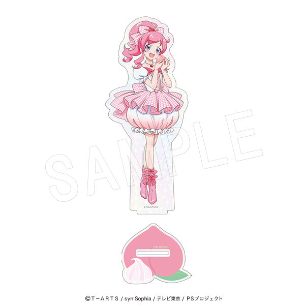 プリティーシリーズ ホロアクリルフィギュアスタンド Fruits gingham Ver. 桃山みらい【予約商品】