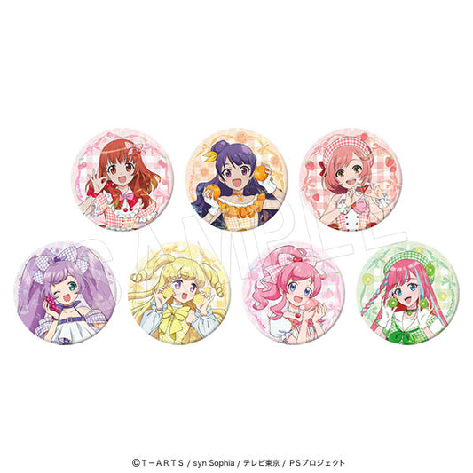 【Box/7】プリティーシリーズ トレーディングホロ缶バッジ Fruits gingham Ver.【予約商品】