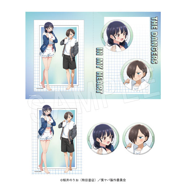 僕の心のヤバイやつ 缶バッジ&ブロマイドセット お風呂上がりVer.【予約商品】