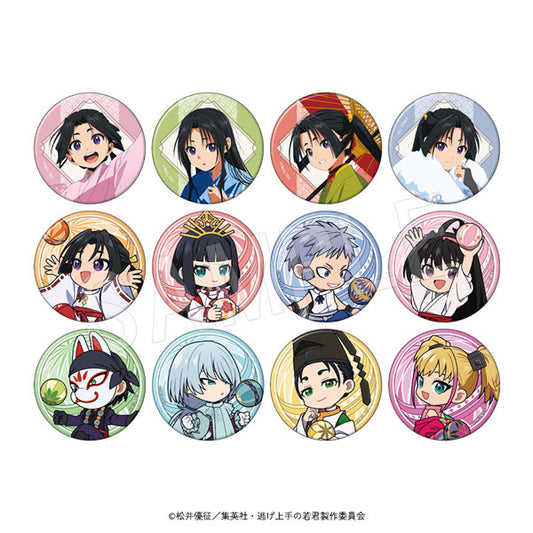 【Box/12】逃げ上手の若君 トレーディング和紙風缶バッジ(2027年1月版)【予約商品】