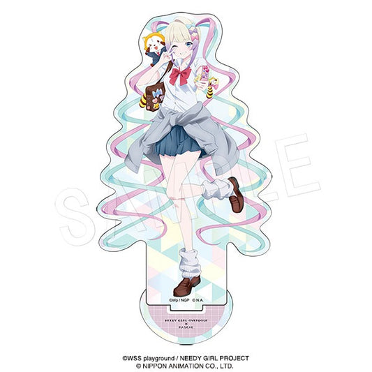 NEEDY GIRL OVERDOSE×ラスカル ホロアクリルフィギュアスタンド 平成制服スタイルVer. 超てんちゃん&ラスカル【予約商品】