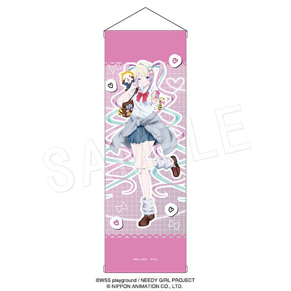 NEEDY GIRL OVERDOSE×ラスカル B2ハーフタペストリー 平成制服スタイルVer. 超てんちゃん&ラスカル【予約商品】