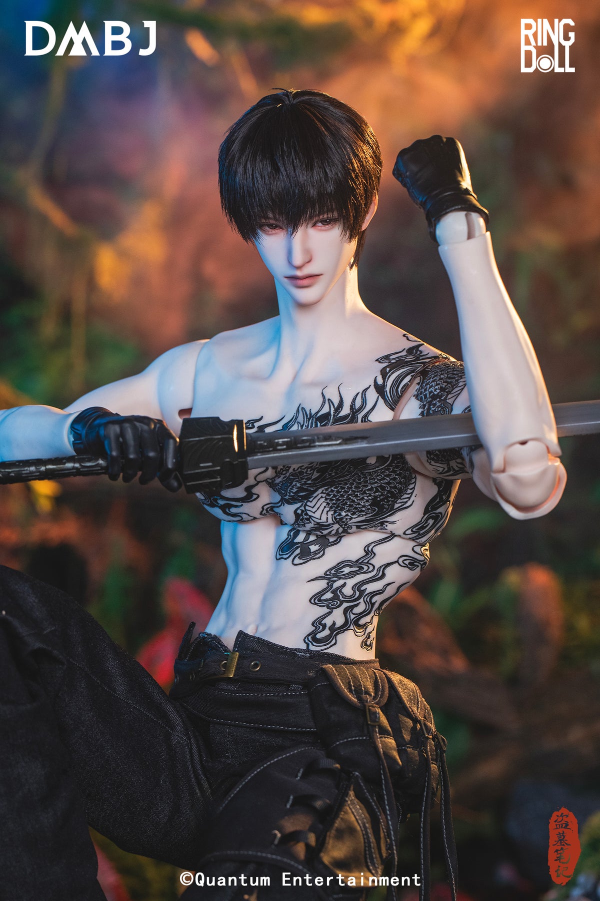 001_Ringdoll 盜墓筆記(とうぼひっき) 張起霊(ちょうきれい) 76cmボールジョイントドール(BJD)【予約商品】