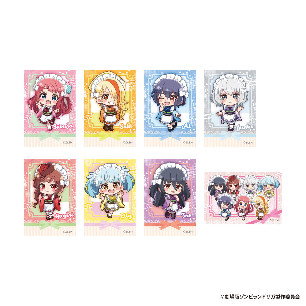 【Box/8】劇場版 ゾンビランドサガ ゆめぎんがパラダイス トレーディングデフォルメステッカー【予約商品】