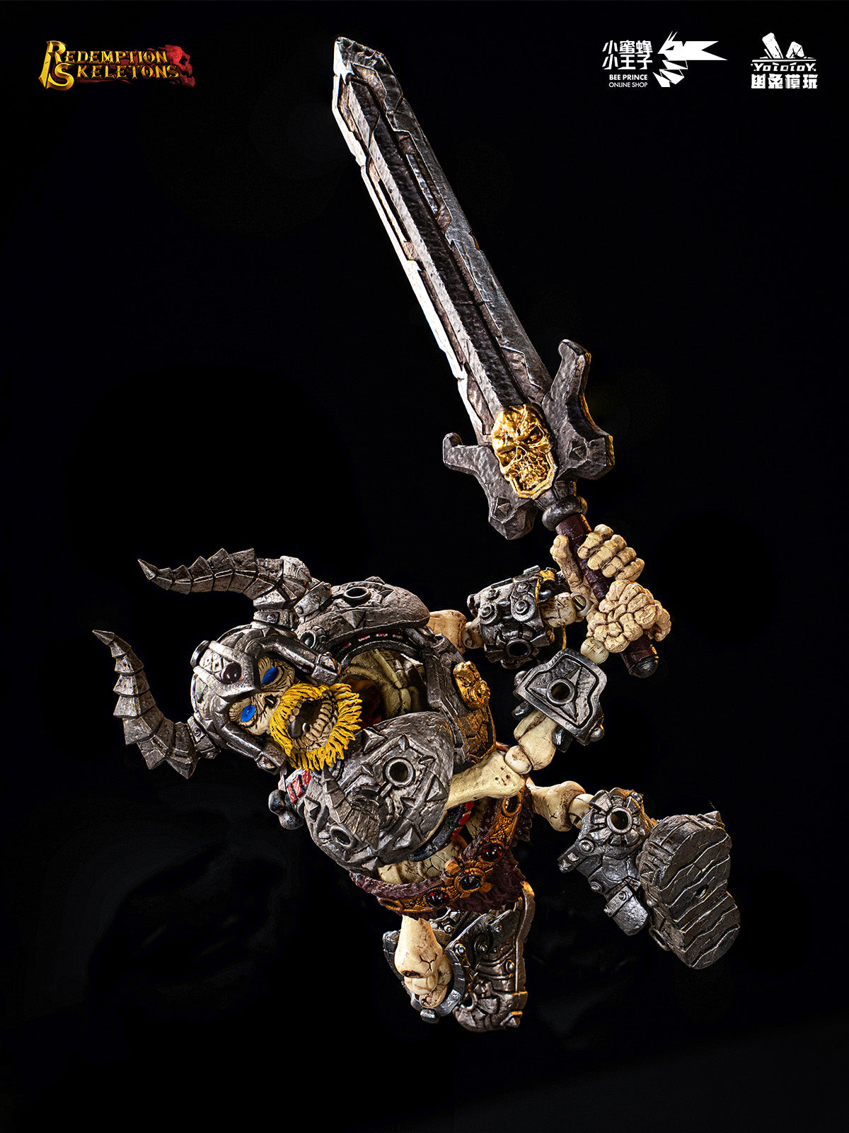 Yototoy YTSS-004 骸骨狂戦士 1/12スケール 可動フィギュア【予約商品】