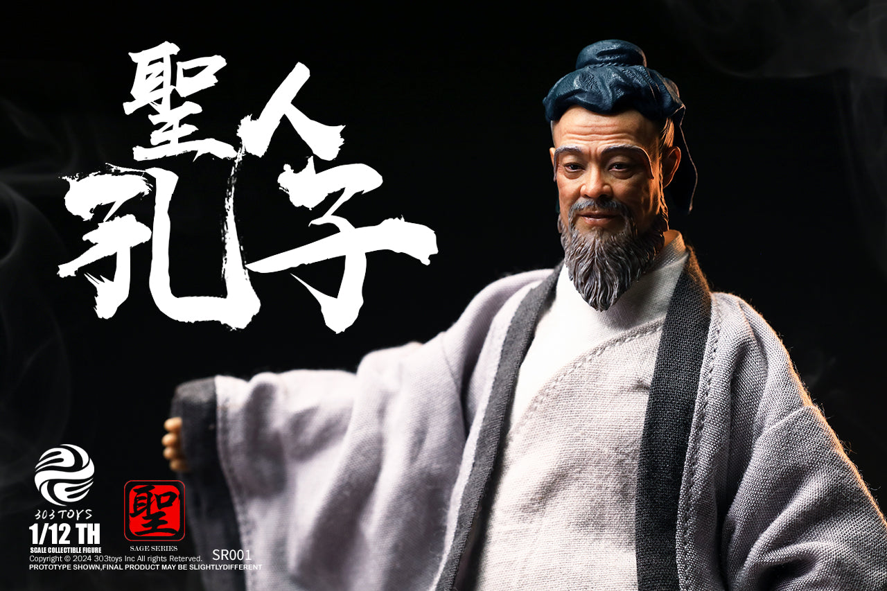 303TOYS 聖人シリーズ NO.SR001 至聖先師・孔子 1/12スケール可動フィギュア 通常版【予約商品】