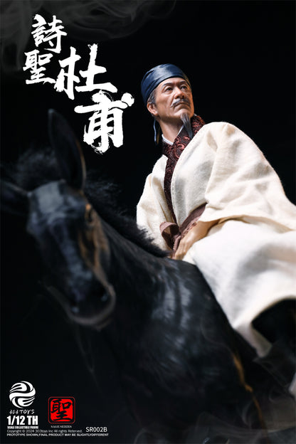303TOYS 聖人シリーズ NO.SR002B 詩聖・杜甫 1/12スケール可動フィギュア 豪華版【予約商品】