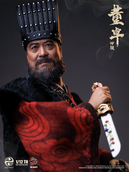 303TOYS 掌中三国志 SG012 太師・董卓(とうたく)-仲穎(ちゅうえい) 1/12スケール可動フィギュア【予約商品】
