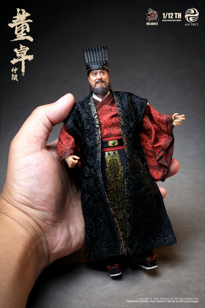 303TOYS 掌中三国志 SG012 太師・董卓(とうたく)-仲穎(ちゅうえい) 1/12スケール可動フィギュア【予約商品】
