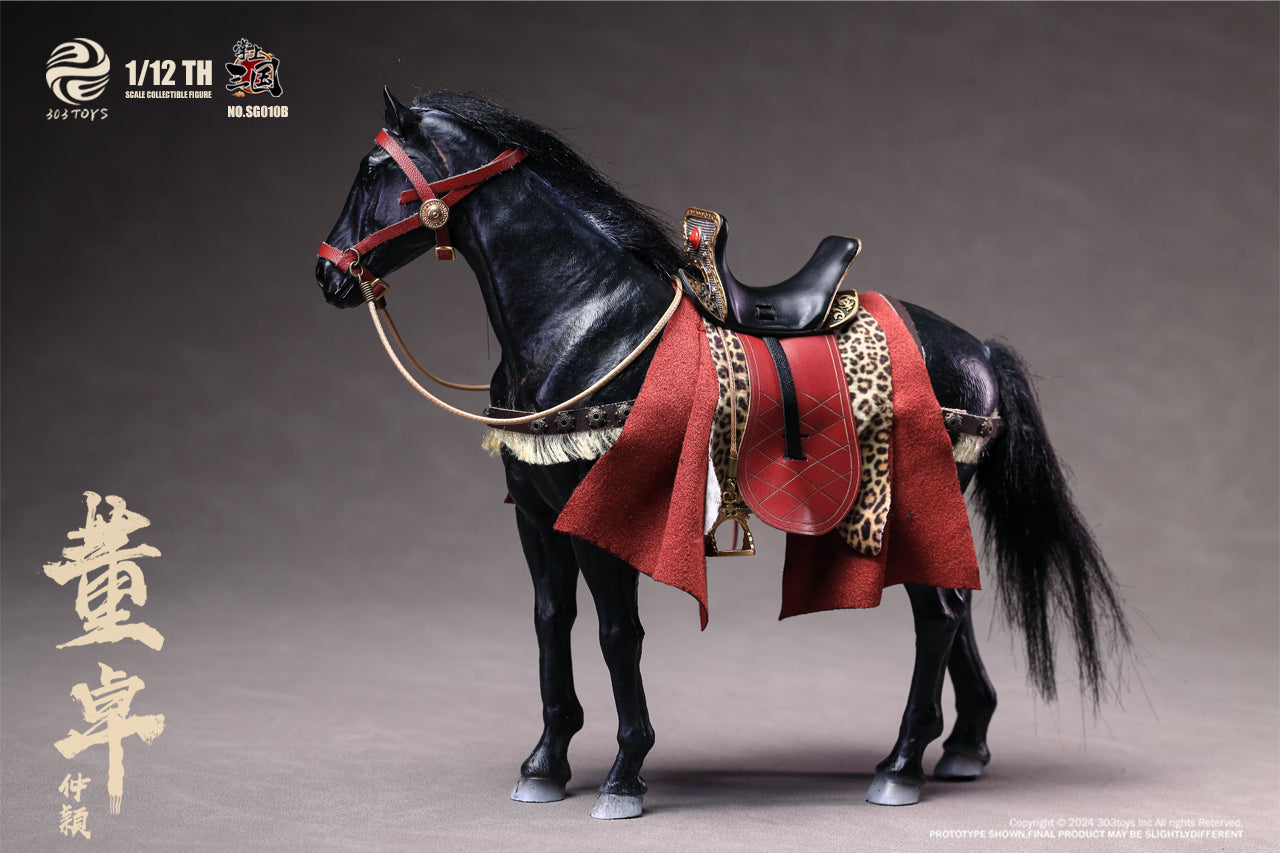 303TOYS 掌中三国志 SG010B 郿侯董卓(とうたく)-仲穎(ちゅうえい) 1/12スケール可動フィギュア 豪華版【予約商品】
