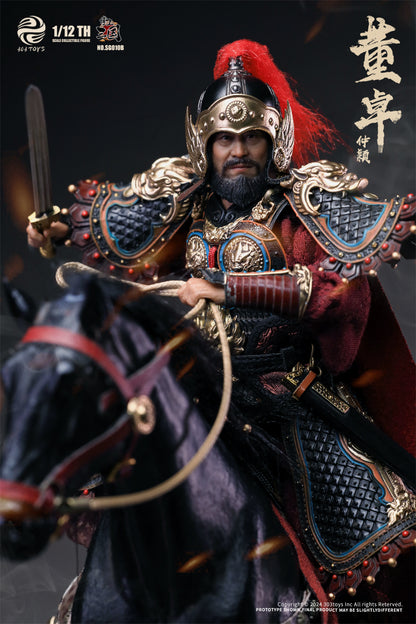 303TOYS 掌中三国志 SG010B 郿侯董卓(とうたく)-仲穎(ちゅうえい) 1/12スケール可動フィギュア 豪華版【予約商品】