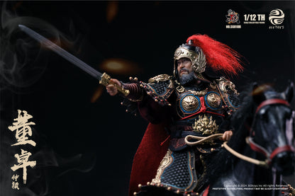 303TOYS 掌中三国志 SG010B 郿侯董卓(とうたく)-仲穎(ちゅうえい) 1/12スケール可動フィギュア 豪華版【予約商品】