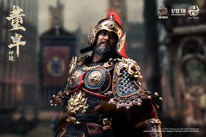 303TOYS 掌中三国志 SG010 郿侯董卓(とうたく)-仲穎(ちゅうえい) 1/12スケール可動フィギュア 通常版【予約商品】