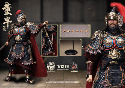 303TOYS 掌中三国志 SG010 郿侯董卓(とうたく)-仲穎(ちゅうえい) 1/12スケール可動フィギュア 通常版【予約商品】