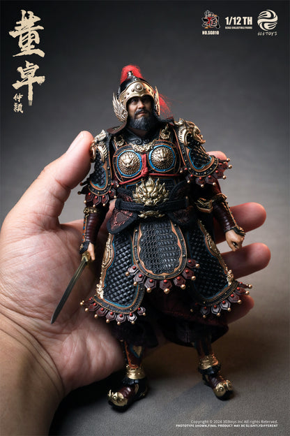 303TOYS 掌中三国志 SG010 郿侯董卓(とうたく)-仲穎(ちゅうえい) 1/12スケール可動フィギュア 通常版【予約商品】