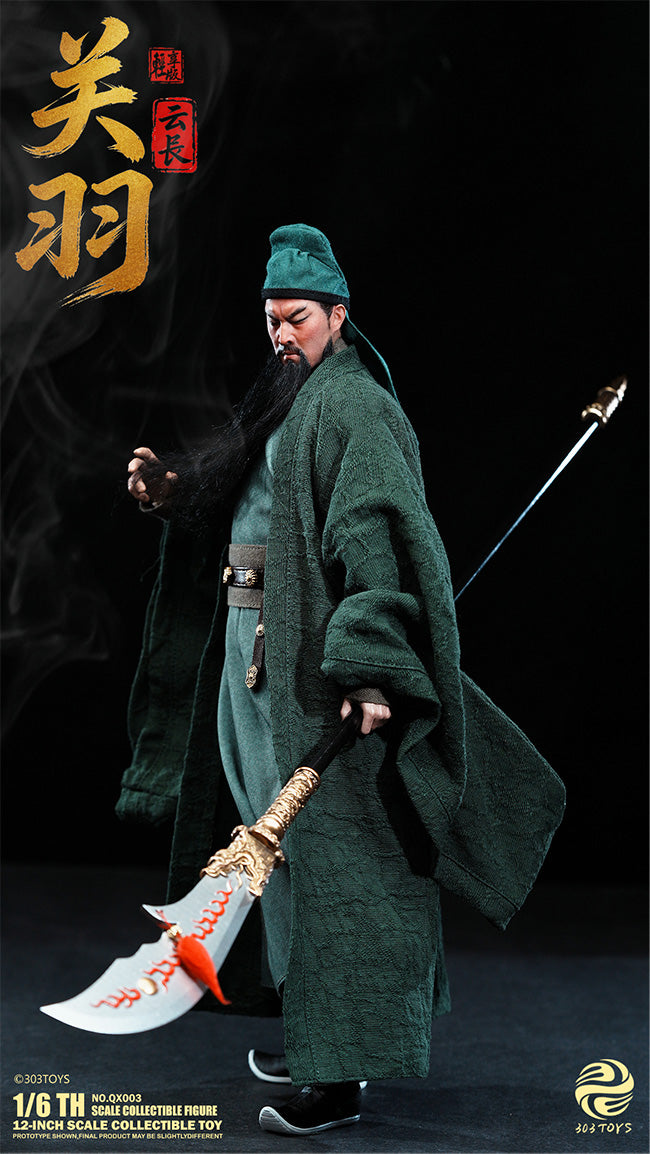 303TOYS 三顧の礼シリーズ NO.QX003 関羽(かんう)-雲長(うんちょう) 1/6スケール可動フィギュア【予約商品】