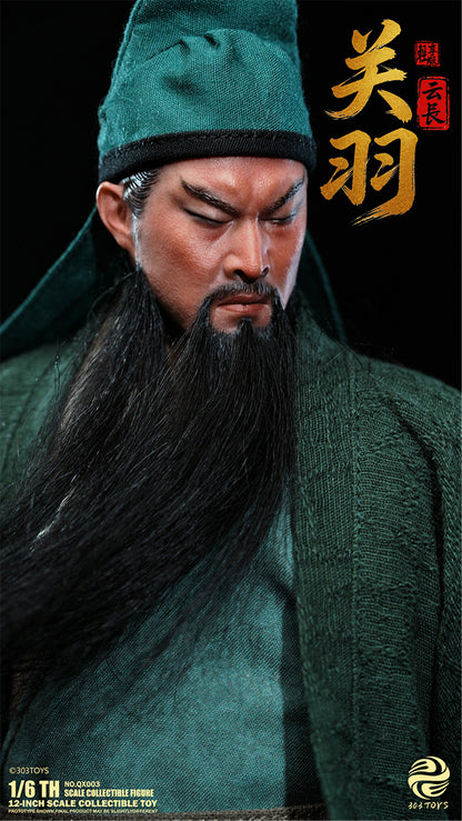 303TOYS 三顧の礼シリーズ NO.QX003 関羽(かんう)-雲長(うんちょう) 1/6スケール可動フィギュア【予約商品】