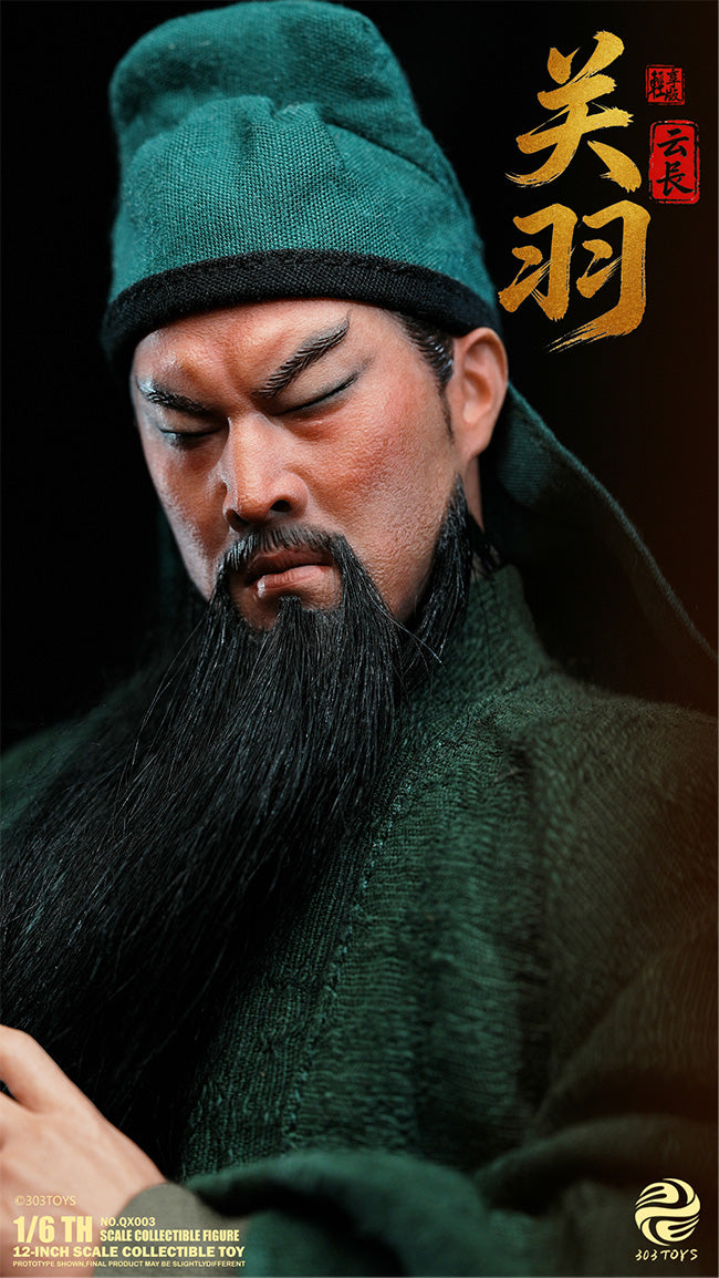 303TOYS 三顧の礼シリーズ NO.QX003 関羽(かんう)-雲長(うんちょう) 1/6スケール可動フィギュア【予約商品】