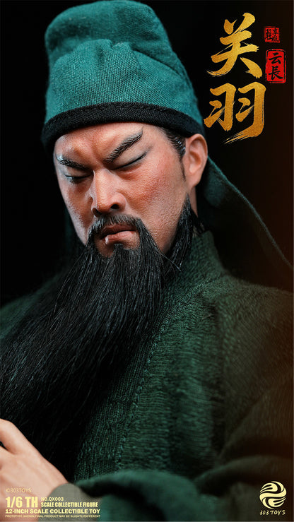 303TOYS 三顧の礼シリーズ NO.QX003 関羽(かんう)-雲長(うんちょう) 1/6スケール可動フィギュア【予約商品】