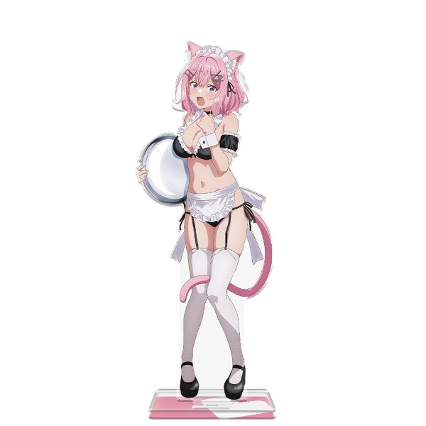 わたしが恋人になれるわけないじゃん、ムリムリ!(※ムリじゃなかった!?) BIGアクリルキャラスタンド 甘織れな子 猫耳水着メイドVer. 描き下ろし【予約商品】