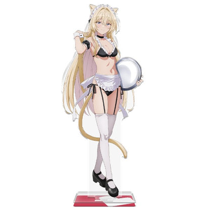 わたしが恋人になれるわけないじゃん、ムリムリ!(※ムリじゃなかった!?) BIGアクリルキャラスタンド 王塚真唯 猫耳水着メイドVer. 描き下ろし【予約商品】