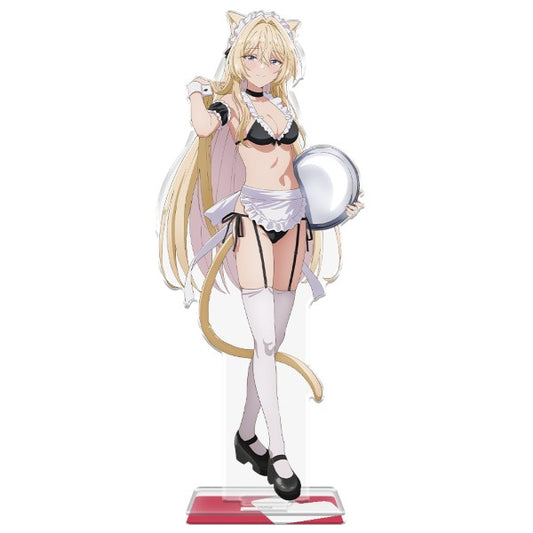 わたしが恋人になれるわけないじゃん、ムリムリ!(※ムリじゃなかった!?) BIGアクリルキャラスタンド 王塚真唯 猫耳水着メイドVer. 描き下ろし【予約商品】