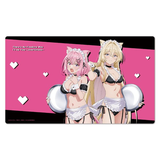 わたしが恋人になれるわけないじゃん、ムリムリ!(※ムリじゃなかった!?) キャラクターラバーマット れな子&真唯 猫耳水着メイドVer. 描き下ろし【予約商品】