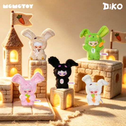 【Box/4】MOMOTOY Diko ラッキーバニーシリーズ トレーディングプラッシュ【予約商品】