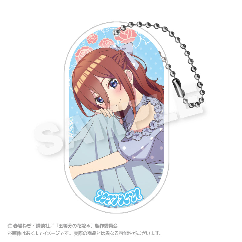 五等分の花嫁* アクリルキーホルダー 水玉パステルVer. 中野三玖【予約商品】