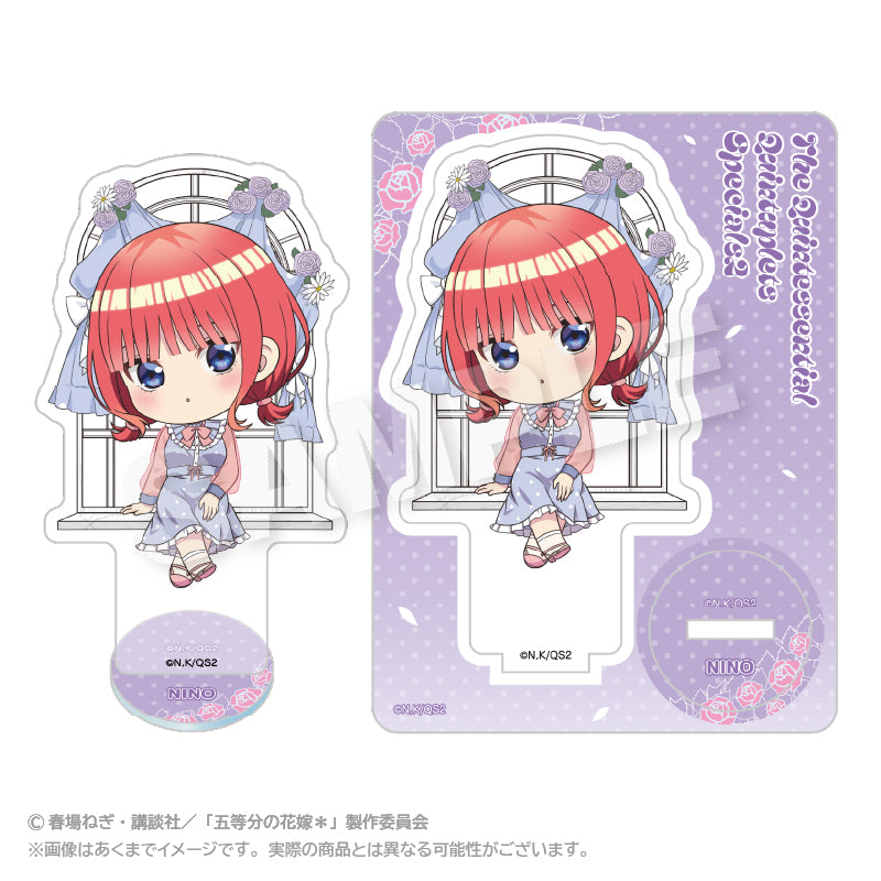 五等分の花嫁* ミニキャラアクリルマスコット 水玉パステルVer. 中野二乃【予約商品】