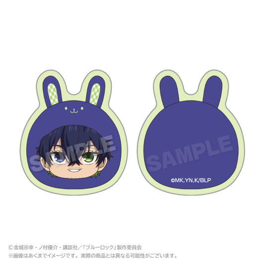 ブルーロック まるめいつクリップ うさぎVer. オリヴァ・愛空【予約商品】