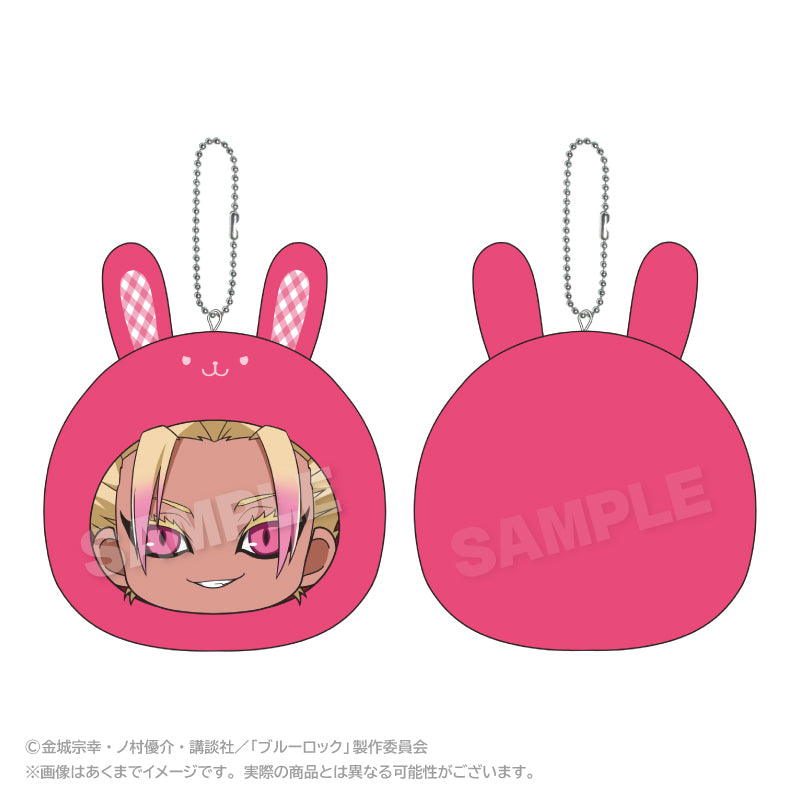ブルーロック まるめいつクッションキーホルダー うさぎVer. 士道龍聖【予約商品】