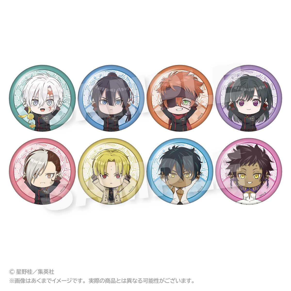 Box/8】D.Gray-man トレーディングぽいんつ缶バッジ【予約商品 