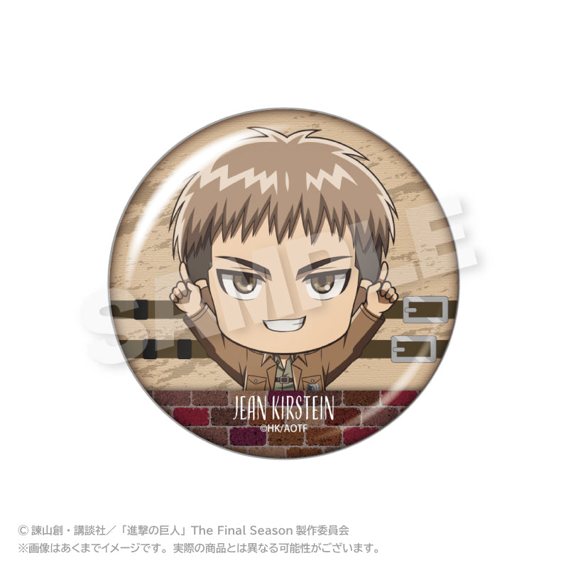 進撃の巨人 ぽいんつ缶バッジ ジャン・キルシュタイン【予約商品】