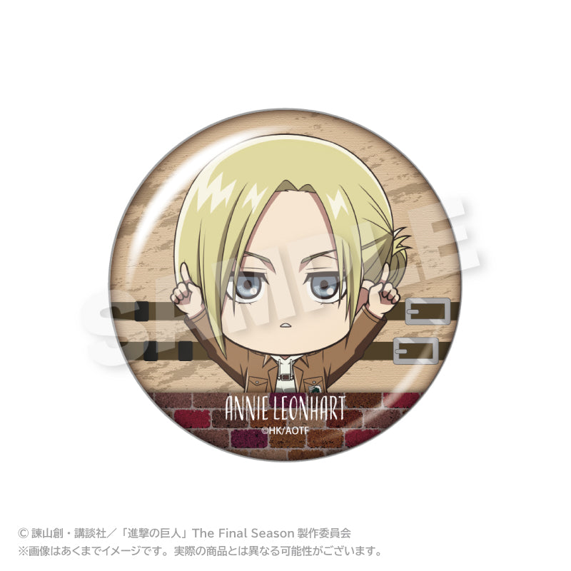 進撃の巨人 ぽいんつ缶バッジ アニ・レオンハート【予約商品】