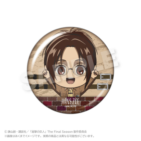 進撃の巨人 ぽいんつ缶バッジ ハンジ・ゾエ【予約商品】