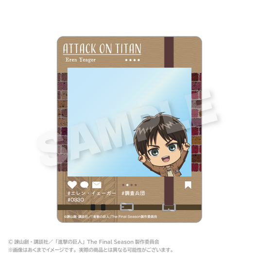 進撃の巨人 SNS風カード ぽいんつVer. エレン・イェーガー【予約商品】