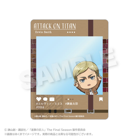 進撃の巨人 SNS風カード ぽいんつVer. エルヴィン・スミス【予約商品】