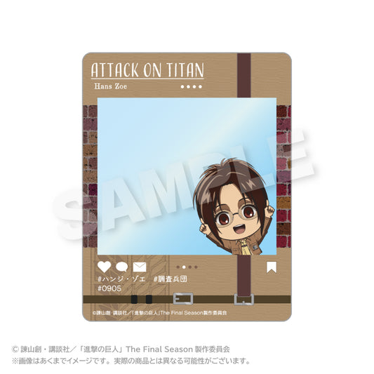 進撃の巨人 SNS風カード ぽいんつVer. ハンジ・ゾエ【予約商品】
