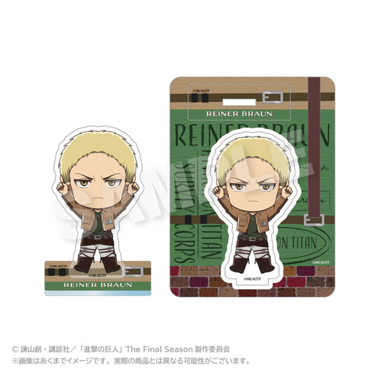 進撃の巨人 ぽいんつアクリルマスコット ライナー・ブラウン【予約商品】
