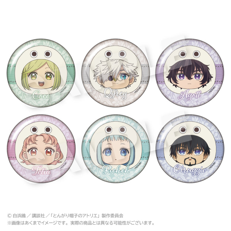【Box/6】とんがり帽子のアトリエ トレーディングまるめいつ缶バッジ【予約商品】