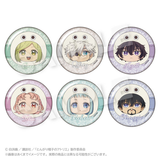 【Box/6】とんがり帽子のアトリエ トレーディングまるめいつ缶バッジ【予約商品】
