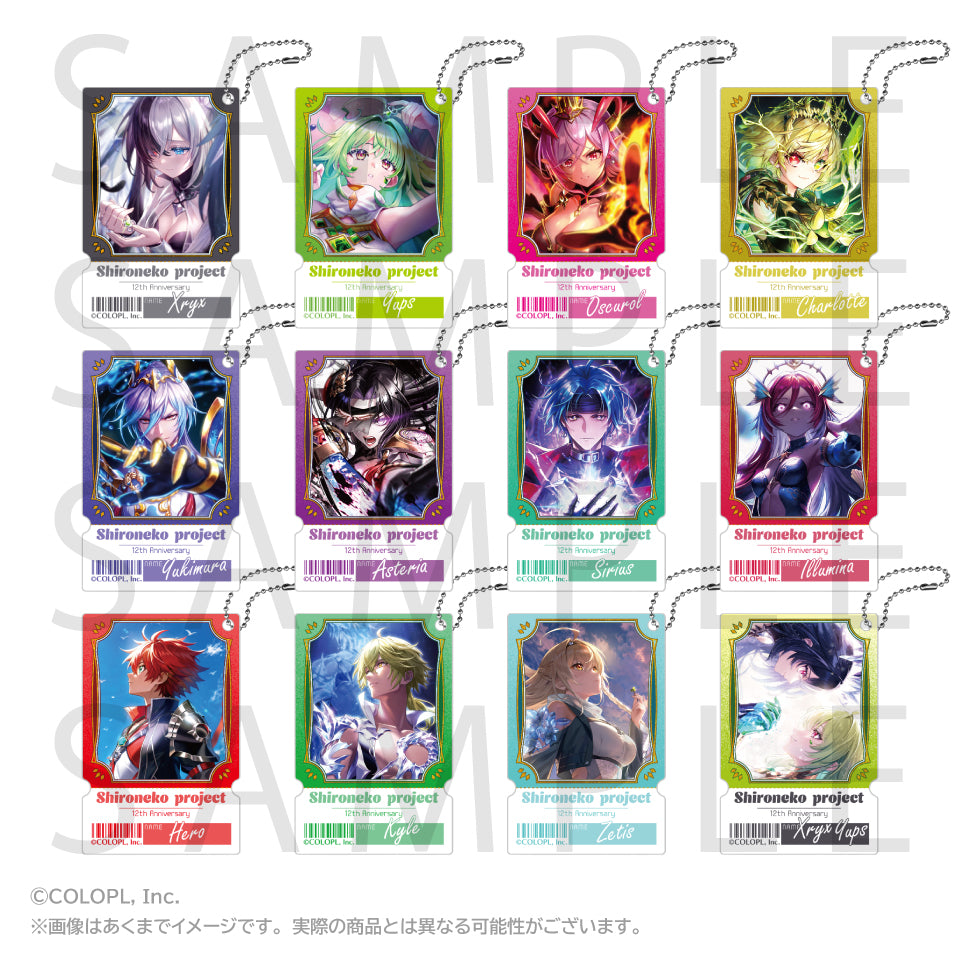 【Box/12】白猫プロジェクト NEW WORLD'S トレーディングアクリルキーホルダー(覚醒フォトVer.)B【予約商品】