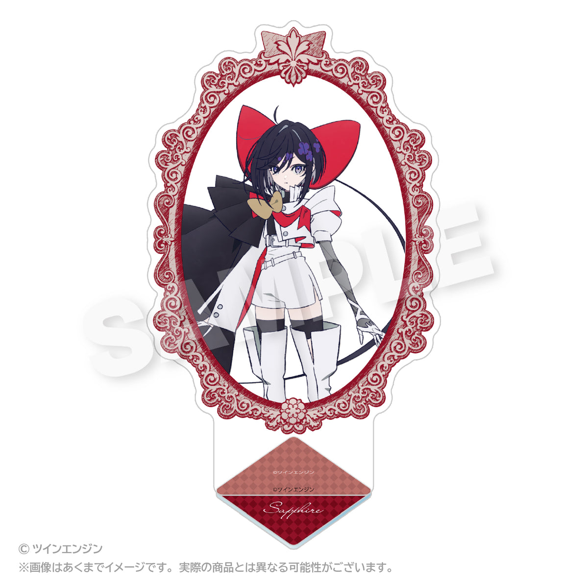 THE RIBBON HERO リボンヒーロー 額縁風アクリルスタンド サファイア(リボンの騎士)【予約商品】