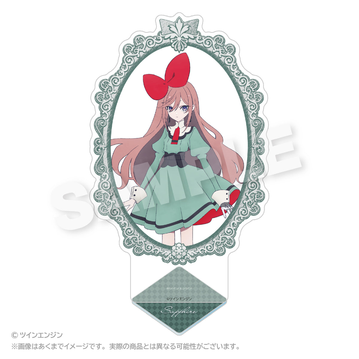 THE RIBBON HERO リボンヒーロー 額縁風アクリルスタンド サファイア(私服)【予約商品】