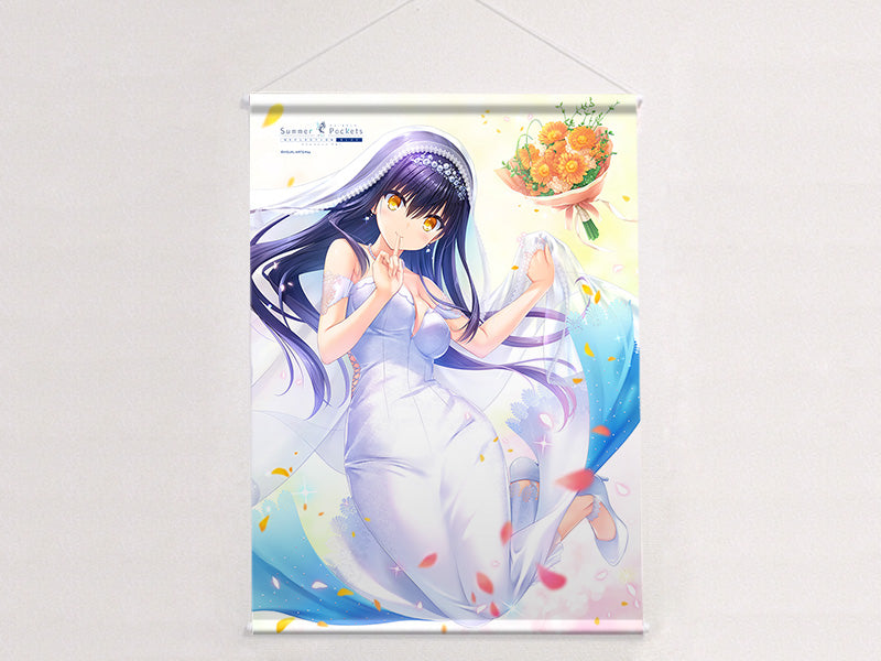 Summer Pockets REFLECTION BLUE B2タペストリー 久島鴎/ウエディング【予約商品】
