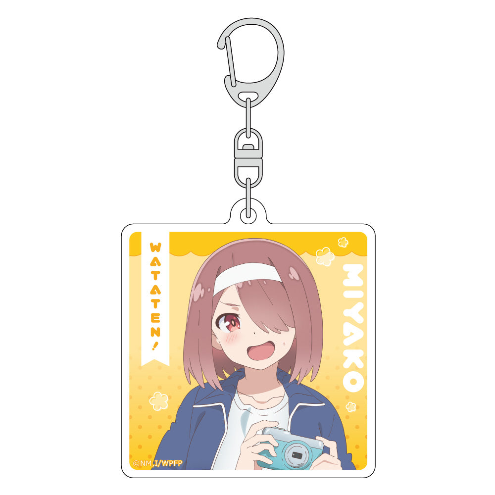 私に天使が舞い降りた! プレシャス・フレンズ 描き下ろしアクリルキーホルダー 星野みやこ/運動会【予約商品】