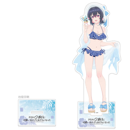 クラスで2番目に可愛い女の子と友だちになった 描き下ろし特大アクリルスタンド 朝凪海/水着【予約商品】