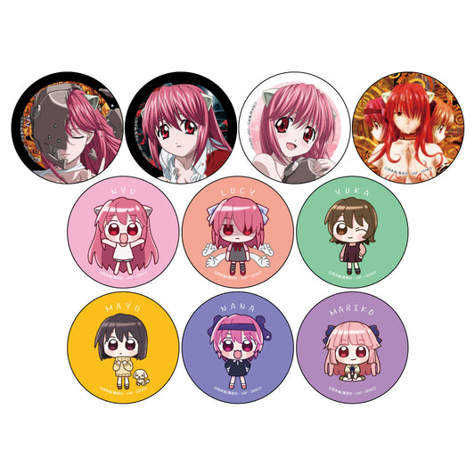 【Box/10】エルフェンリート トレーディング缶バッジ【予約商品】