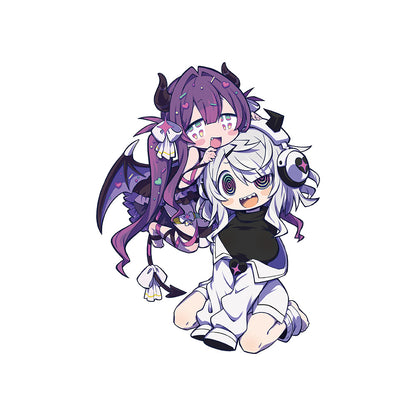 ゆんゆん電波シンドローム 描き下ろしキャラファイングラフ Qちゃん&ゆんゆん A4【予約商品】